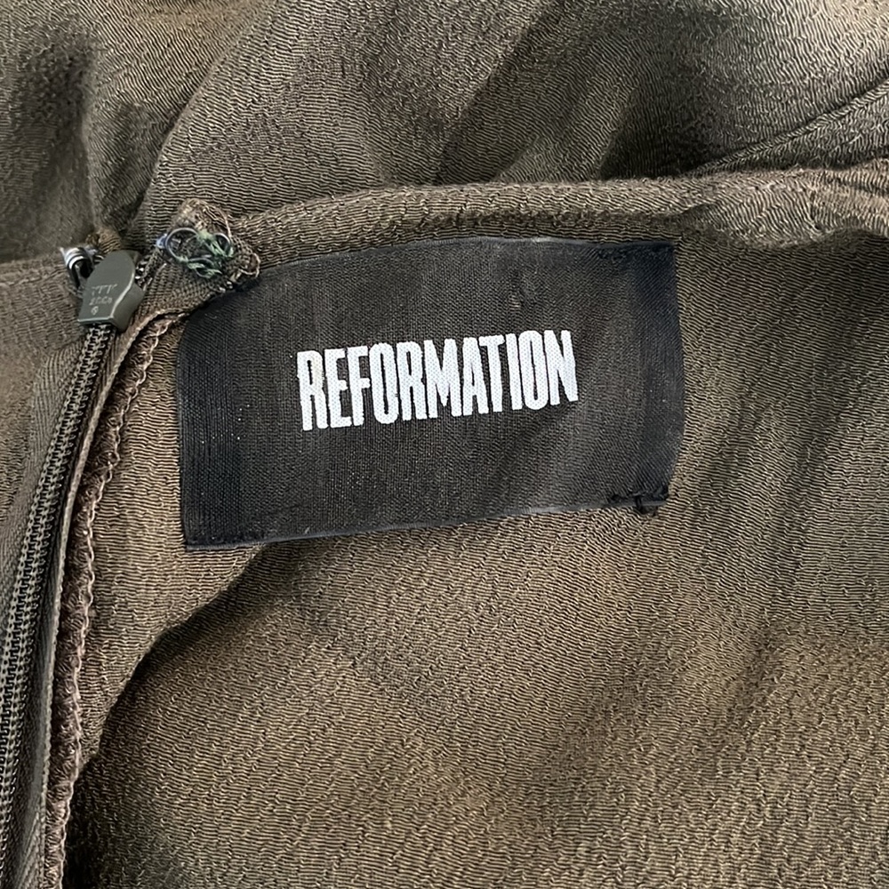 Reformation Mayhem Green Jumpsuit - Picture 12 of 13